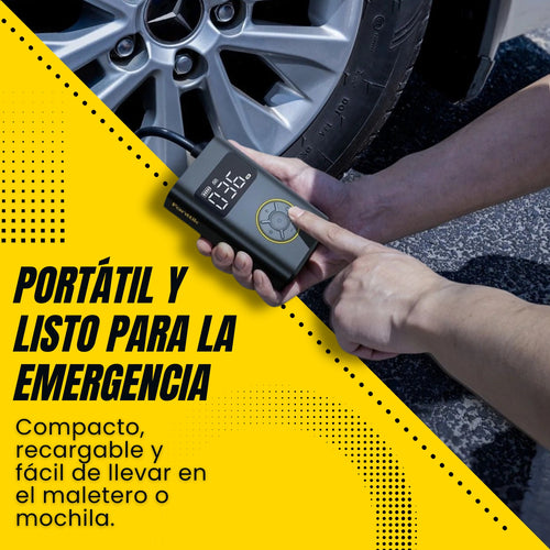 Compresor de aire portátil recargable